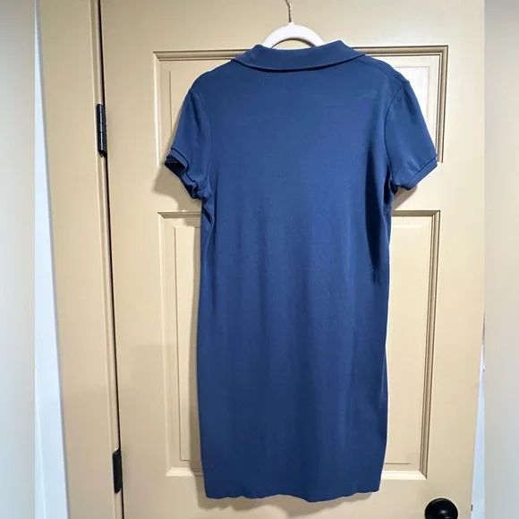 Ralph Lauren Navy Green Logo Polo Shirt Dress - Picture 5 of 10